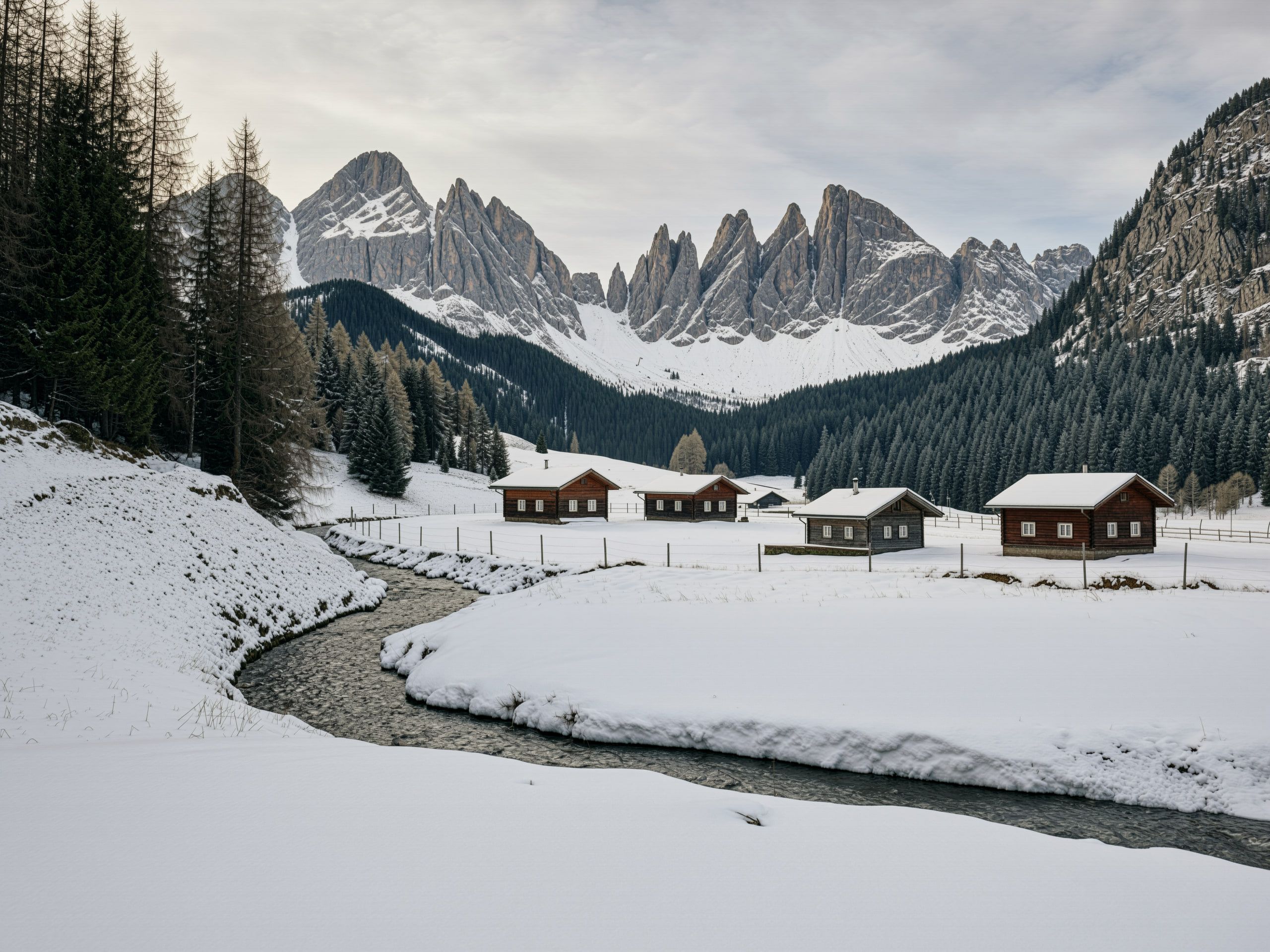 Das Zugertal mit dem Arlberg-Kamm im Hintergrund